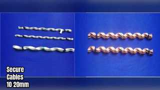 Galvanizli Çıkmaz Uçlu 10-20mm Kablo Güvenli