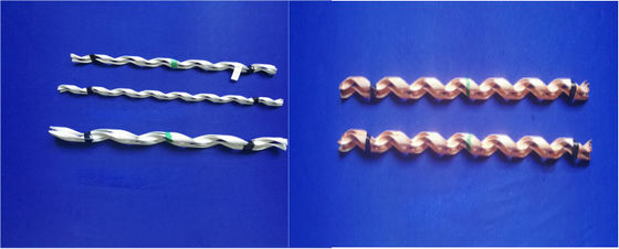 10-20 mm Kablolar için Çinko Kaplı Önceden Şekillendirilmiş Ölü Uç